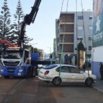 Sul Informação - Carro “afundado” em Olhão já foi removido