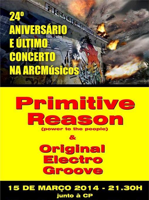 Sul Informação - «Primitive Reason» ajudam Associação de Músicos a despedir-se da atual sede