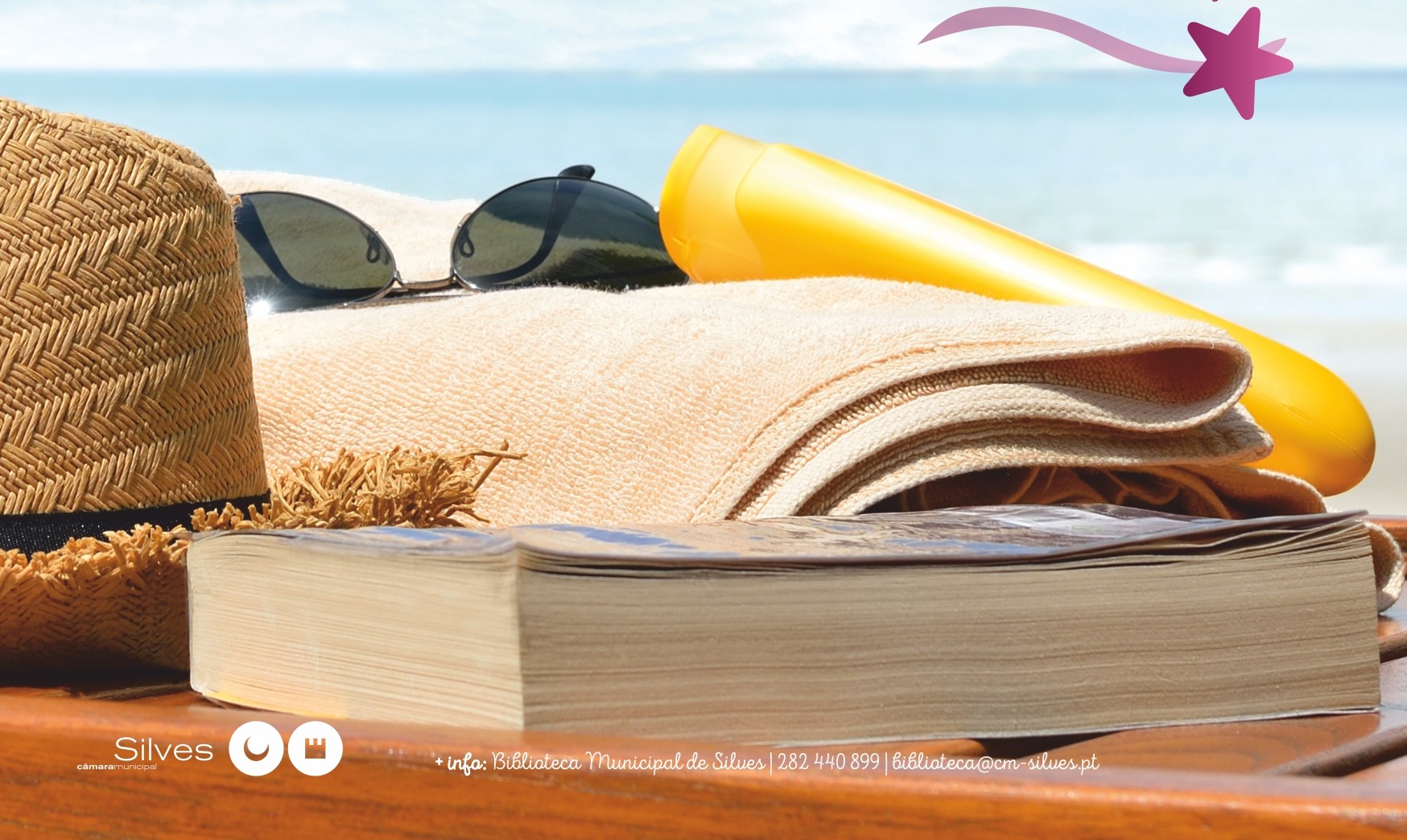 Sul Informação - Silves instala “Biblioteca de Praia” em Armação de Pêra