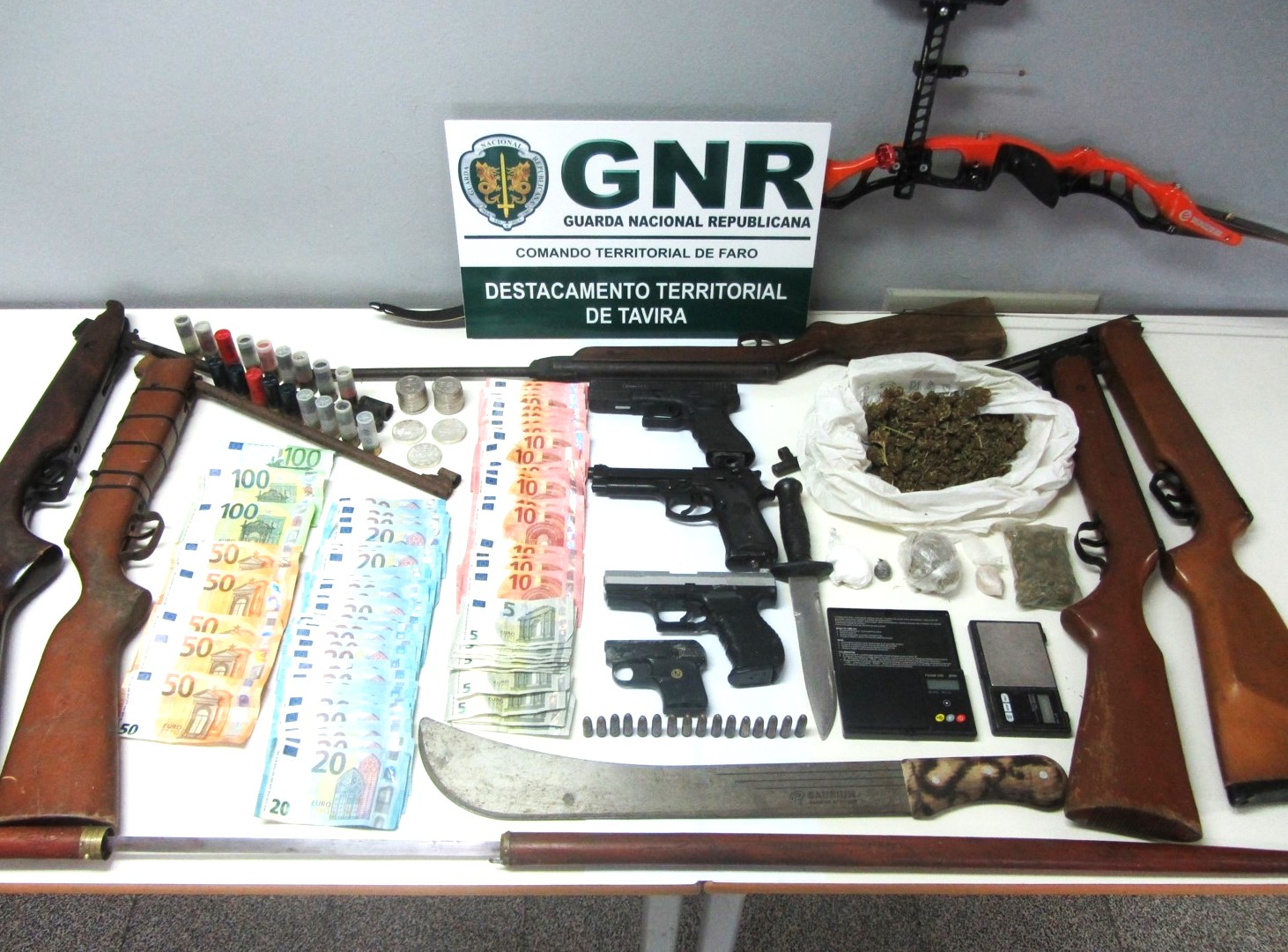 Sul Informação - GNR detém dois homens e uma mulher por tráfico em Castro Marim