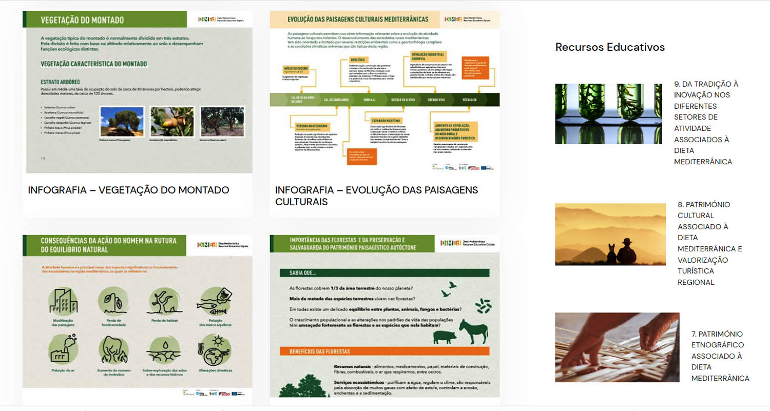Sul Informação - Centro Ciência Viva de Tavira disponibiliza recursos didáticos digitais sobre a Dieta Mediterrânica