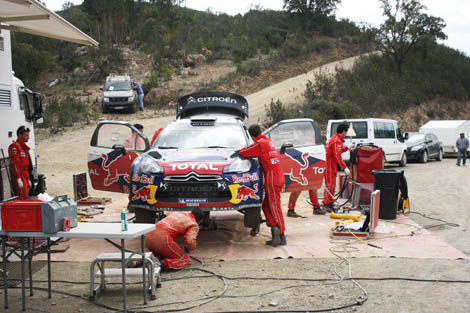 Sul Informação - Sebastien Loeb e a Citroën Sport fizeram testes em Almodôvar