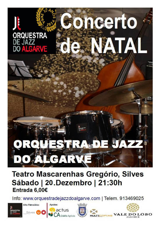 Sul Informação - Orquestra de Jazz do Algarve dá concerto de Natal no Teatro Mascarenhas Gregório