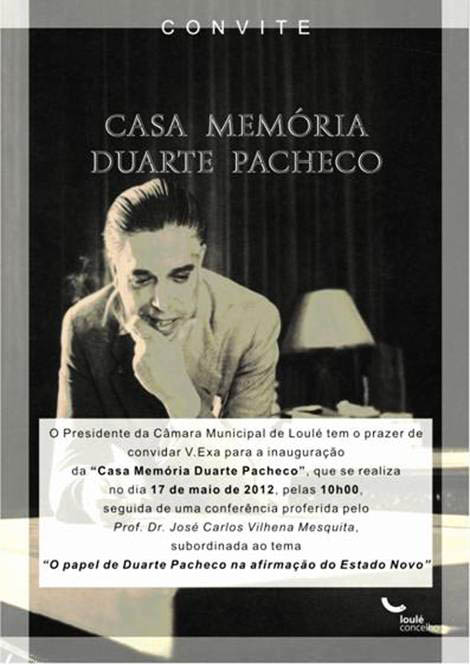 Sul Informação - Casa-Memória Duarte Pacheco abre dia 17 com conferência