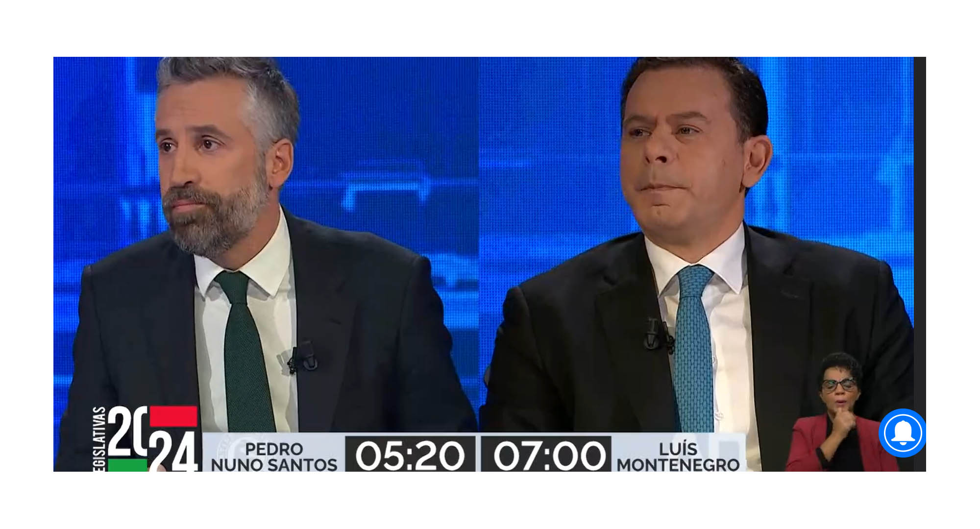 Sul Informação - Legislativas2024: Debate entre Luís Montenegro e Pedro Nuno Santos é o mais visto do ano