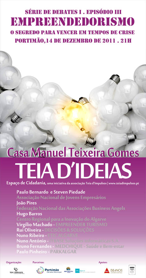 Sul Informação - Teia d’Impulsos debate «Empreendedorismo – o Segredo de Vencer em Tempos de Crise»