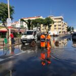 Sul Informação - Chuva forte provoca inundações em Vila Real de Santo António, Monte Gordo e Alagoa