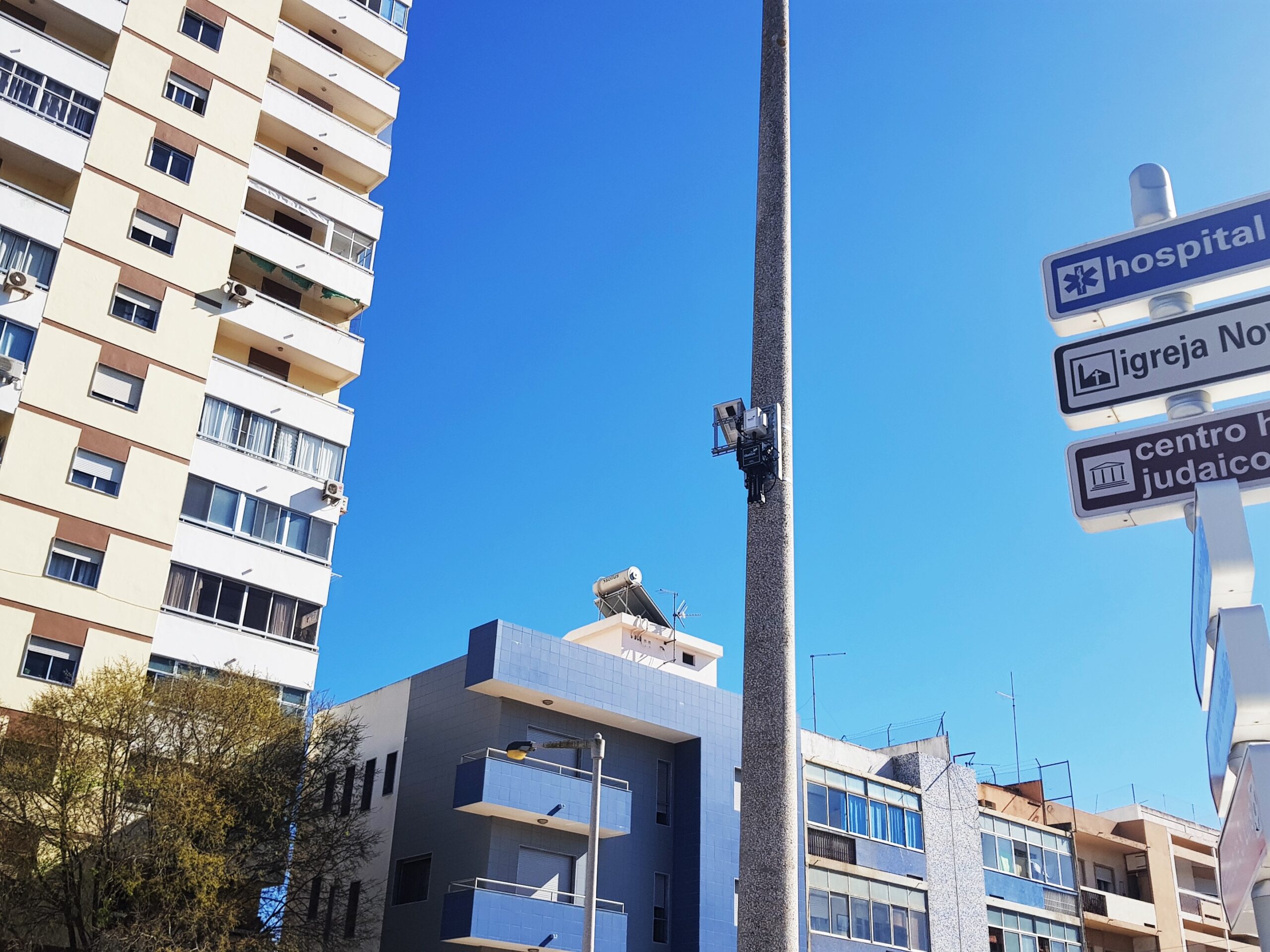 Sul Informação - Faro instala equipamento para medir qualidade do ar na rotunda do Hospital