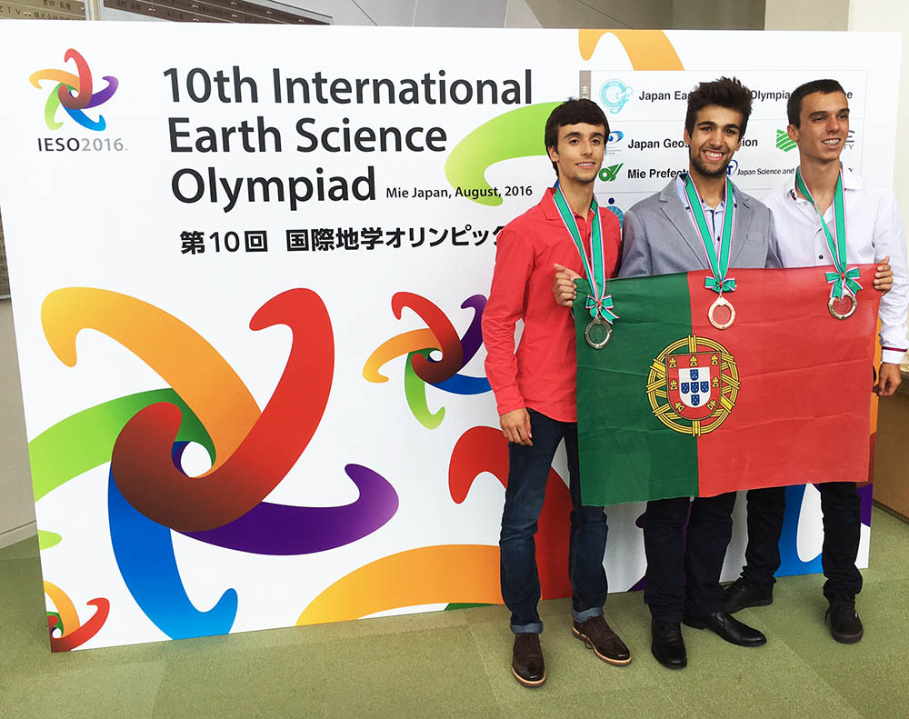 Sul Informação - Estudantes portugueses ganham medalhas nas Olimpíadas Internacionais de Ciências da Terra no Japão