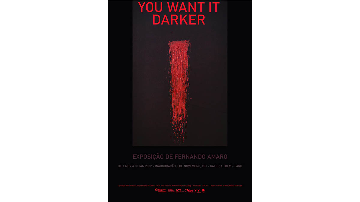 Sul Informação - Fernando Sampaio Amaro mostra “You want it darker” na Galeria Trem