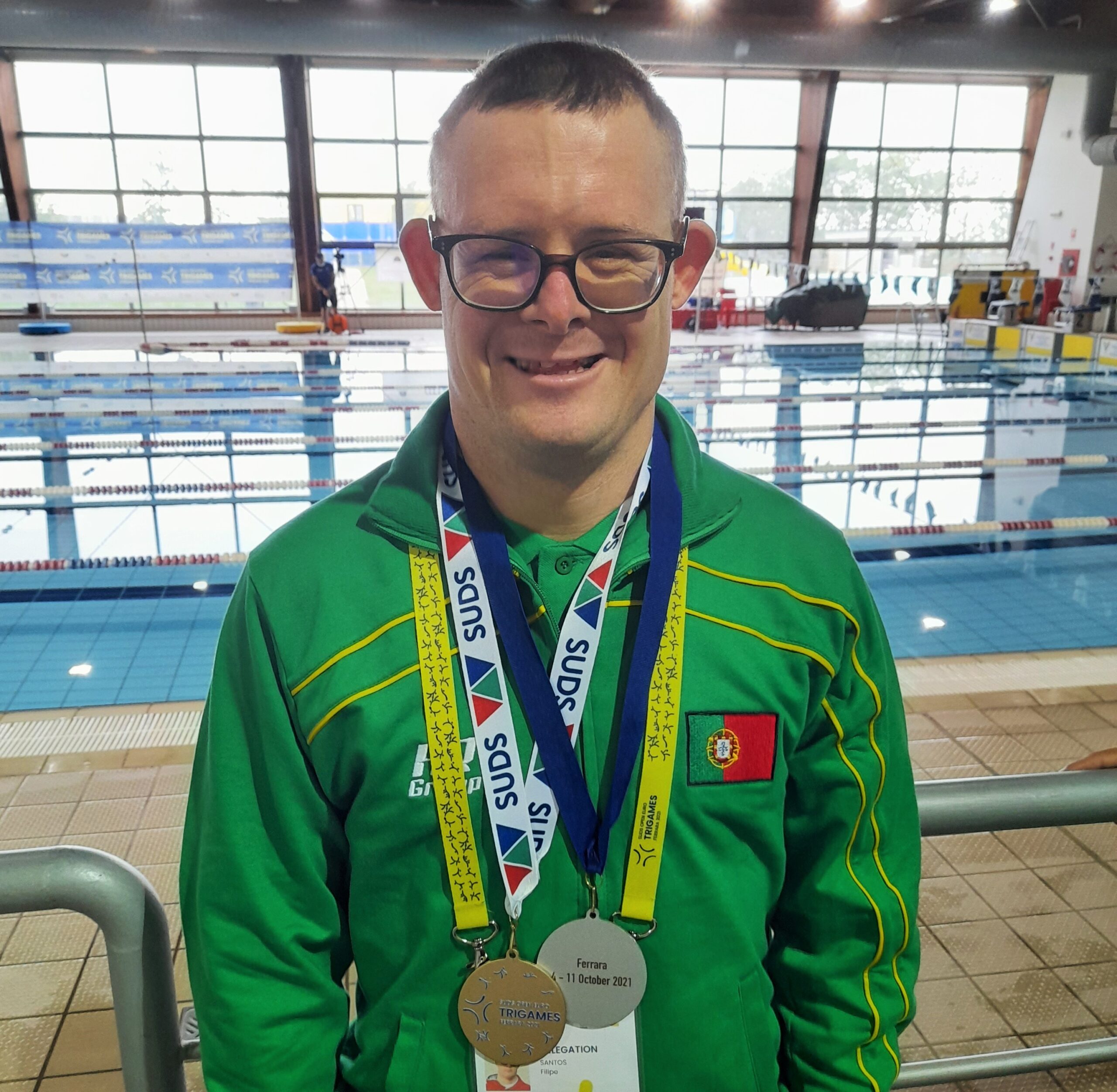 Sul Informação - Nadador algarvio Filipe Santos é vice-campeão da europa nos 50 metros livres