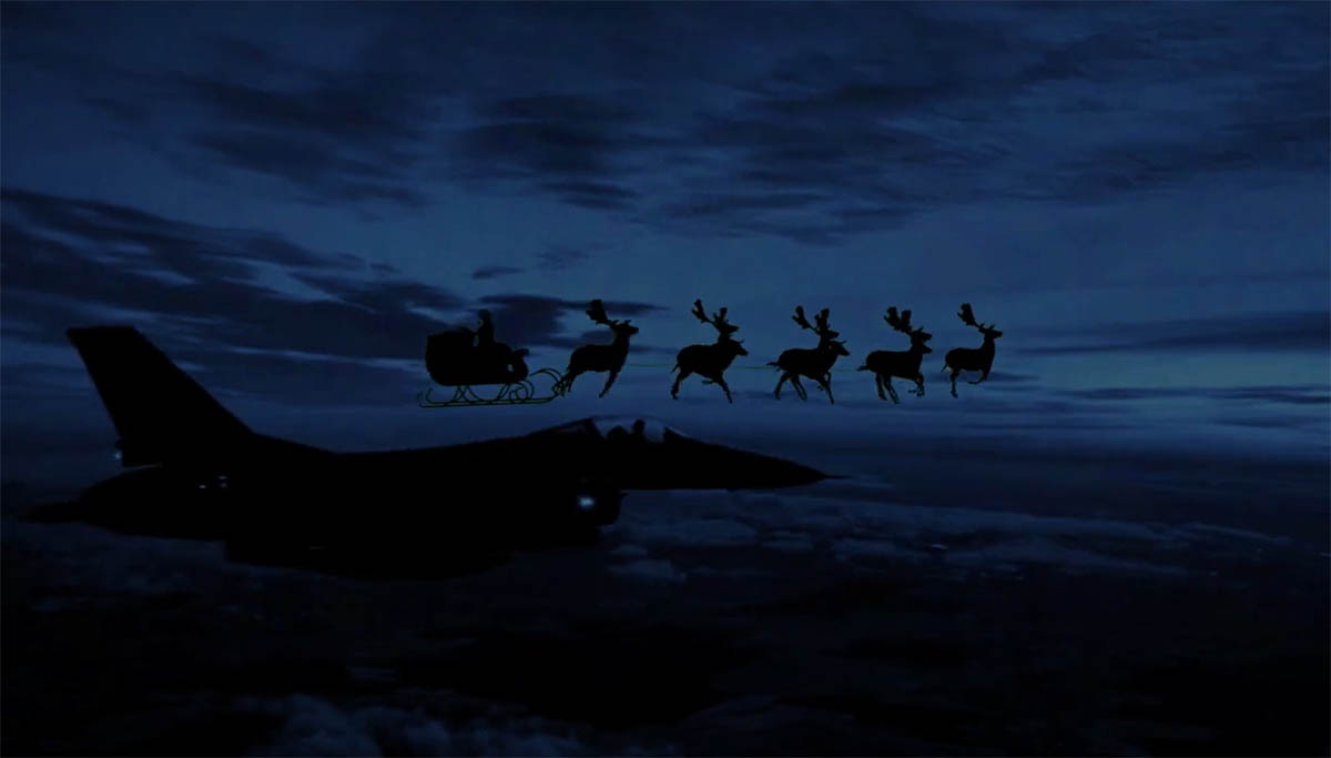 Sul Informação - Pai Natal foi escoltado pelos F-16M da Força Aérea nos céus de Portugal