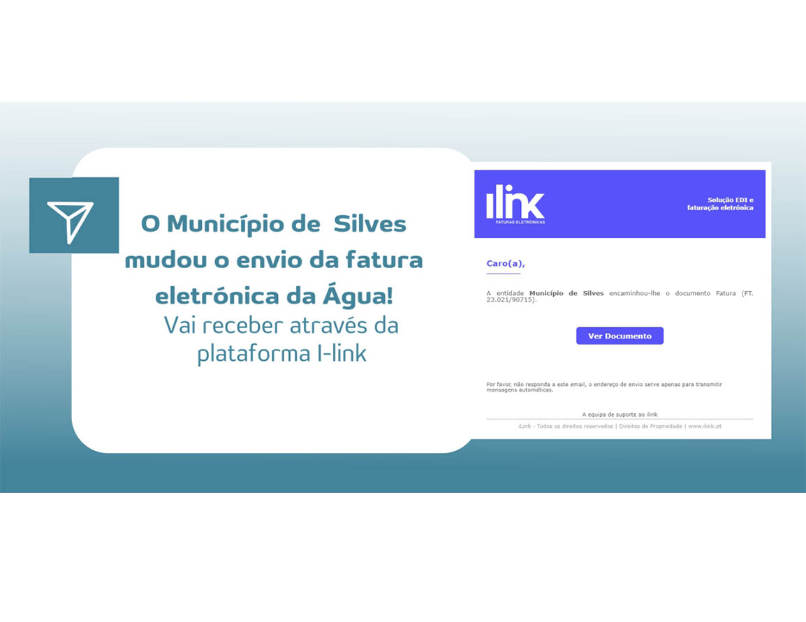 Sul Informação - Fatura eletrónica da água de Silves passa a ser disponibilizada através do ILINK