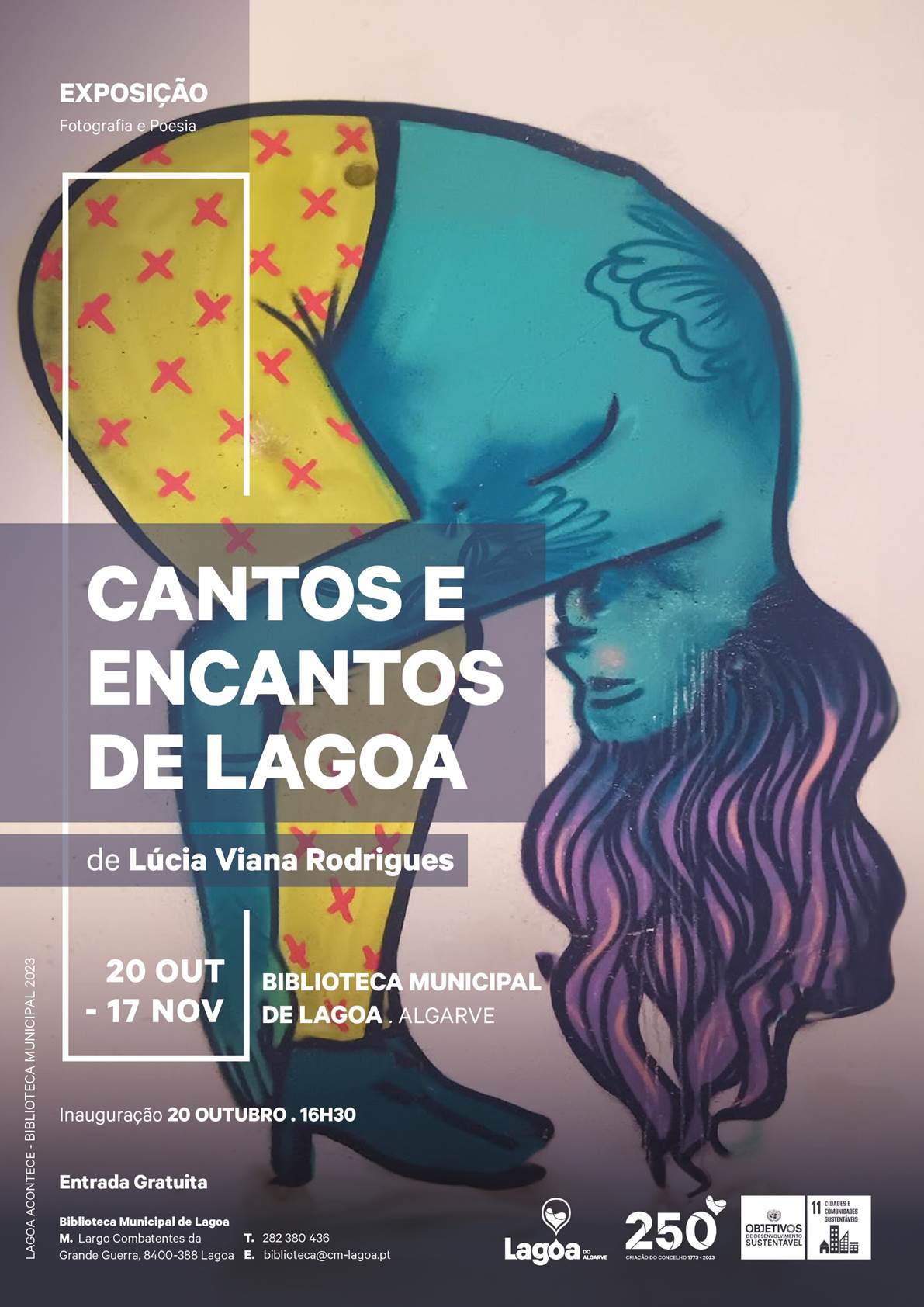 Sul Informação - Biblioteca de Lagoa recebe exposição de fotografia e poesia “Cantos e Encantos de Lagoa”
