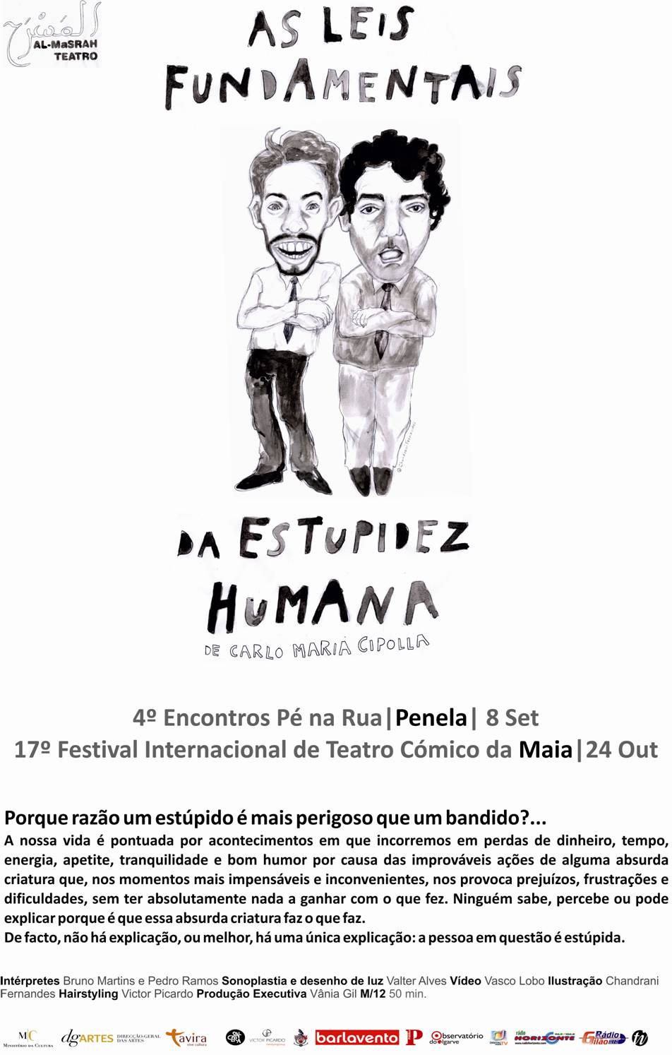 Sul Informação - Al-Masrah leva «As Leis Fundamentais da Estupidez Humana» em digressão pelo país