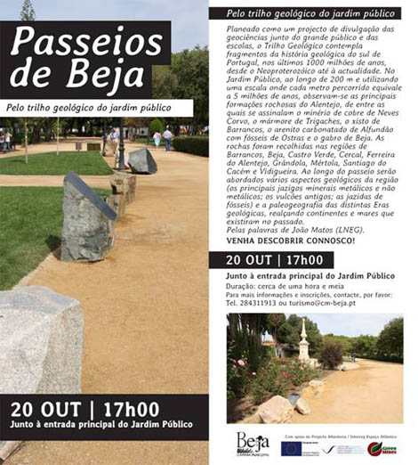 Sul Informação - Beja propõe passeio pelo Trilho Geológico Jardim Público