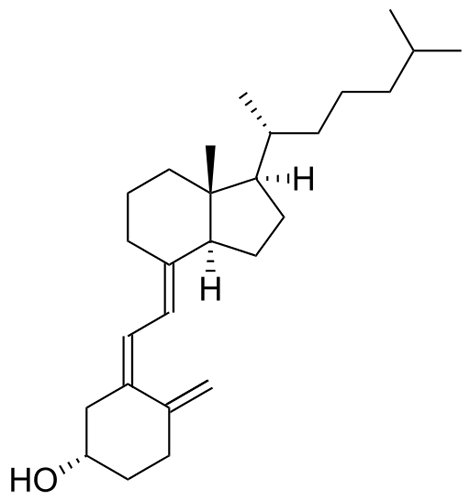 imagem estrutura química do da vitamina D3 Sul Informação