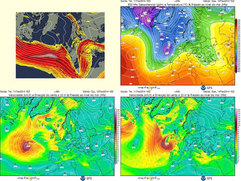Sul Informação - Tempestade do Dia de S. Valentim não deve afetar muito Portugal