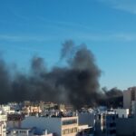 Sul Informação - Cobertura de prédio «ardeu na totalidade» na Baixa de Faro [com fotos]