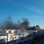 Sul Informação - Cobertura de prédio «ardeu na totalidade» na Baixa de Faro [com fotos]