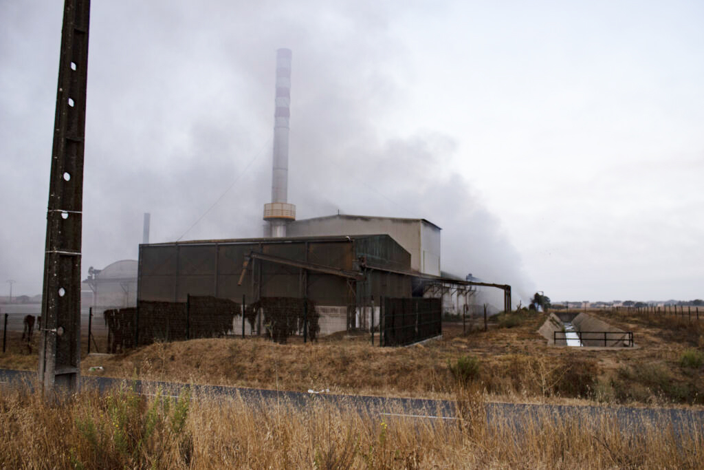 Sul Informação - Incêndio deflagra em fábrica de bagaço de azeitona em Ferreira do Alentejo