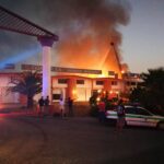 Sul Informação - Armazém no Retail Park da Guia está a arder [com fotos]
