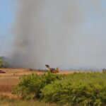 Sul Informação - Incêndio está a lavrar na zona do Rio Seco à entrada da cidade de Faro