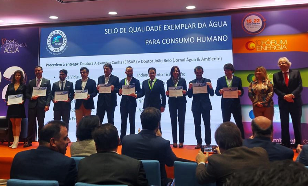 Sul Informação - Inframoura recebe selo de “Qualidade exemplar de água para consumo humano”
