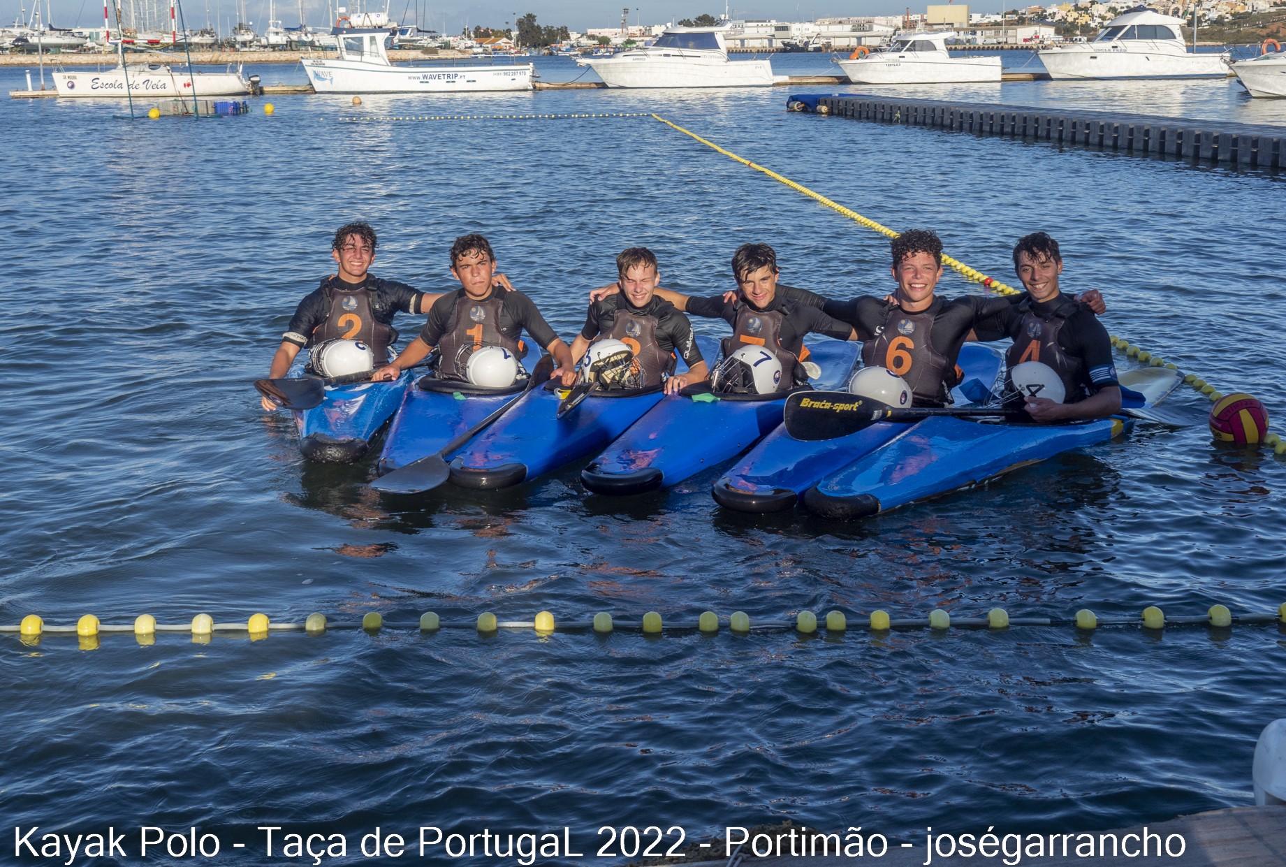 Sul Informação - Equipa sub-16 do Clube Naval de Portimão vence Taça de Portugal de Kayak Polo
