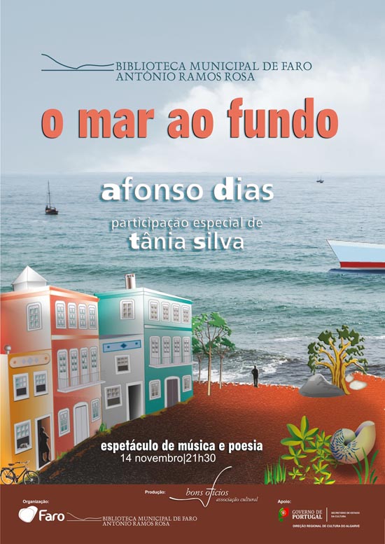 Sul Informação - Afonso Dias estreia «O Mar ao Fundo» em recital na Biblioteca de Faro