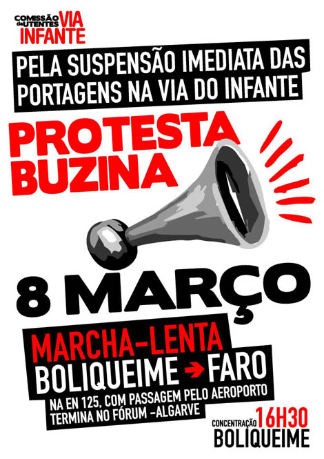 Sul Informação - Hoje há mais uma marcha-lenta contra as portagens
