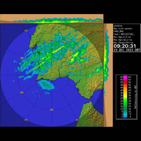Sul Informação - Superfície frontal traz chuva ao Algarve