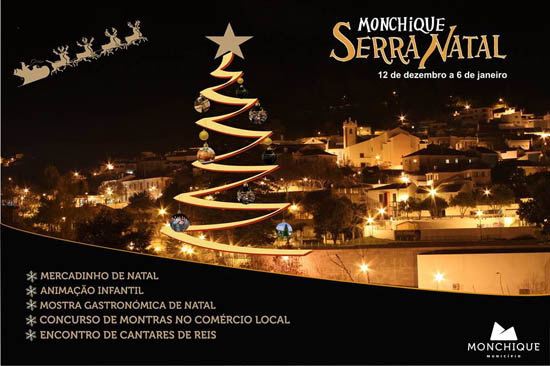 Sul Informação - «Monchique Serra de Natal» promove mercadinho, animação e gastronomia até ao Dia de Reis