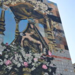 Sul Informação - Viva a Mãe Soberana! numa parede de Loulé