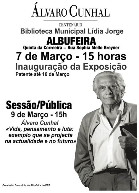 Sul Informação - Centenário de Álvaro Cunhal motiva exposição e sessão pública em Albufeira
