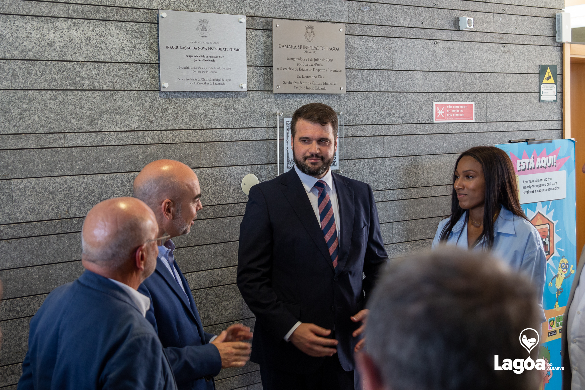 Sul Informação - Nova pista de atletismo de Lagoa inaugurada com “benção” de Patrícia Mamona