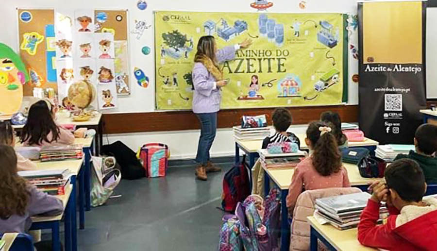 Sul Informação - Projeto “O Azeite vai à Escola” sensibiliza alunos do 1.º ciclo no Alentejo