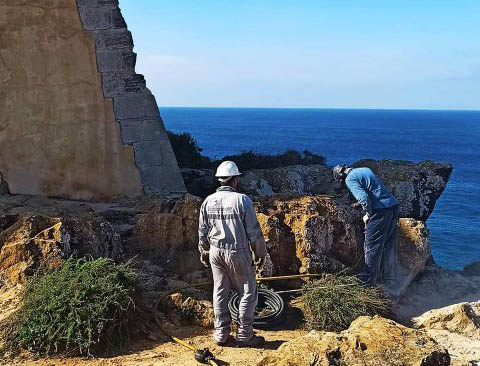 Sul Informação - Obra de consolidação da arriba da Fortaleza de Sagres já começou