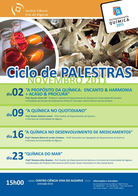 Sul Informação - Centro Ciência Viva do Algarve dedica mês de novembro à Química