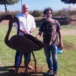 Sul Informação - Artista Tó Quintas pôs cinco espécies “à solta” no Parque Ribeirinho de Faro