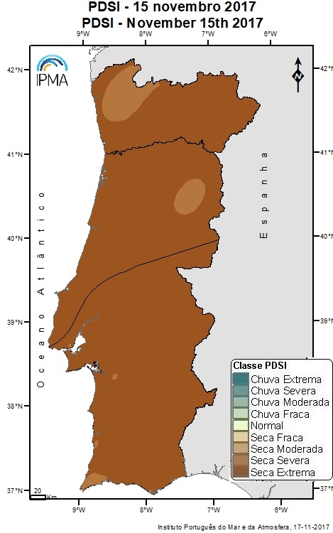 Sul Informação - Choveu um quarto do normal na primeira quinzena de Novembro