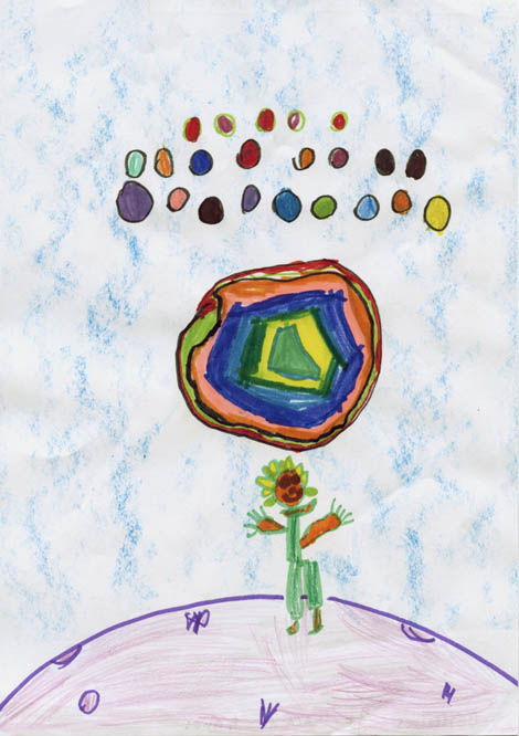 Desenhos elaborados pelas crianças para o projeto d'«O Principezinho» Sul Informação
