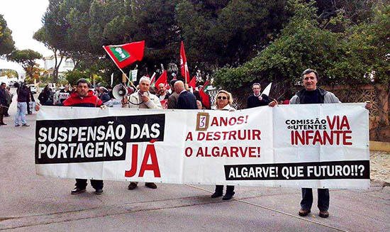Sul Informação - Comissão de Utentes convoca novo protesto contra portagens na Via do Infante