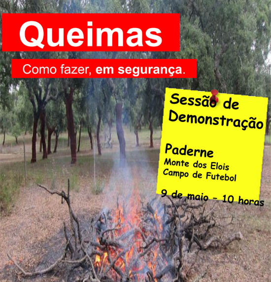 Sul Informação - Paderne recebe formação sobre cuidados a ter com as queimas agrícolas
