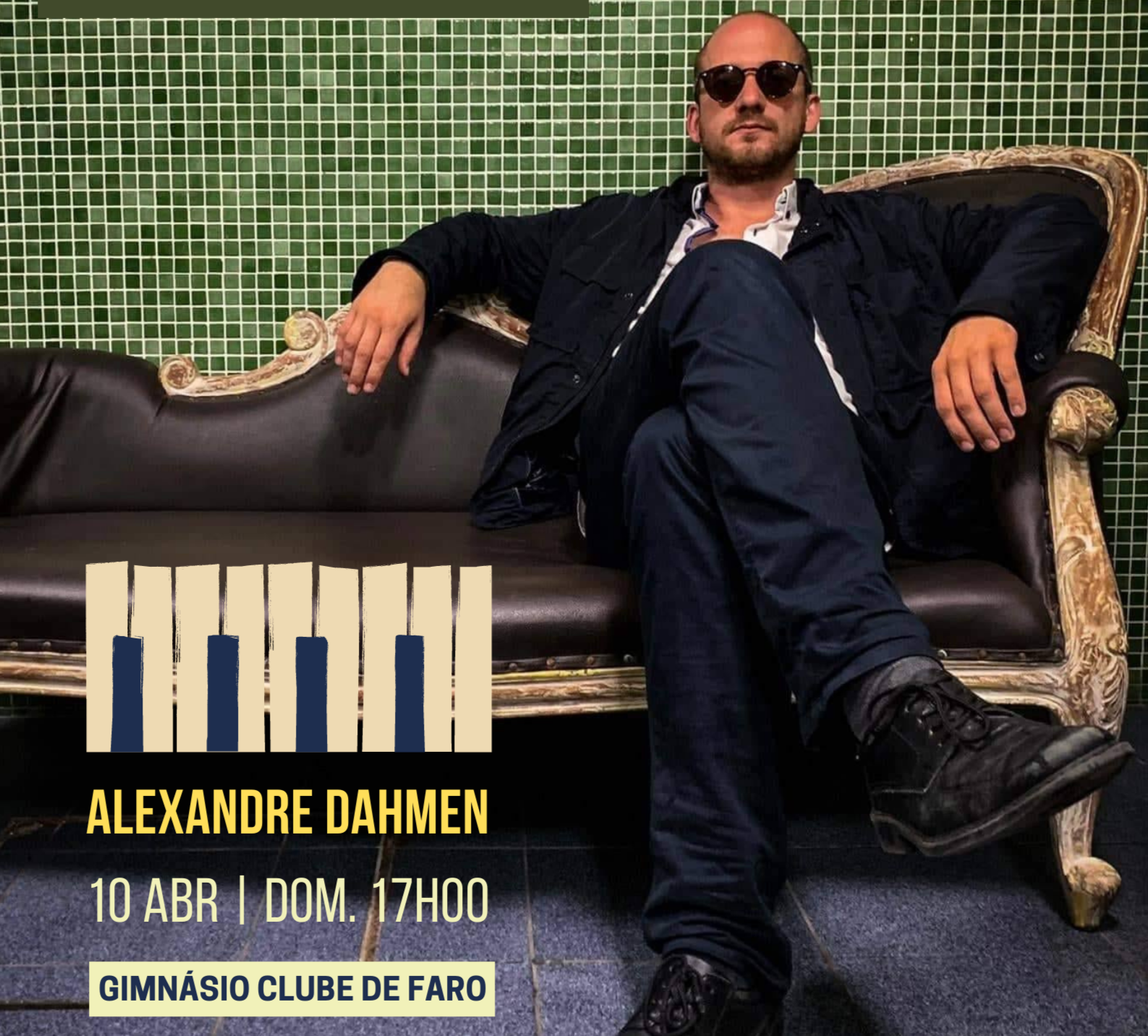 Sul Informação - Gimnásio Clube de Faro acolhe recital “Belmarço” com Alexandre Dahmen