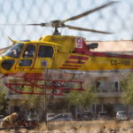 Sul Informação - Bombeiros e helicóptero dominam incêndio em Gambelas [com fotos]