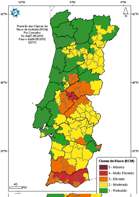 Sul Informação - Seis concelhos do Algarve com risco «muito elevado» de incêndio