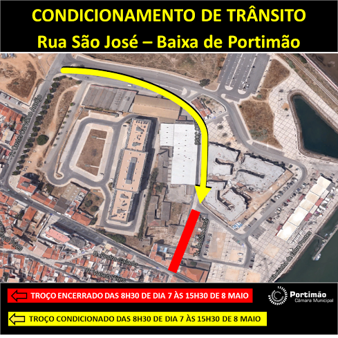 Sul Informação - Obras na Rua São José condicionam trânsito em Portimão