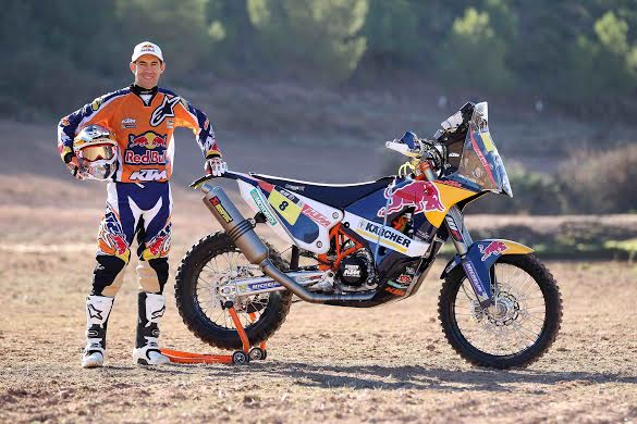 Sul Informação - Ruben prepara-se para disputar Dakar2014 aos comandos da renovada KTM 450 Rallye