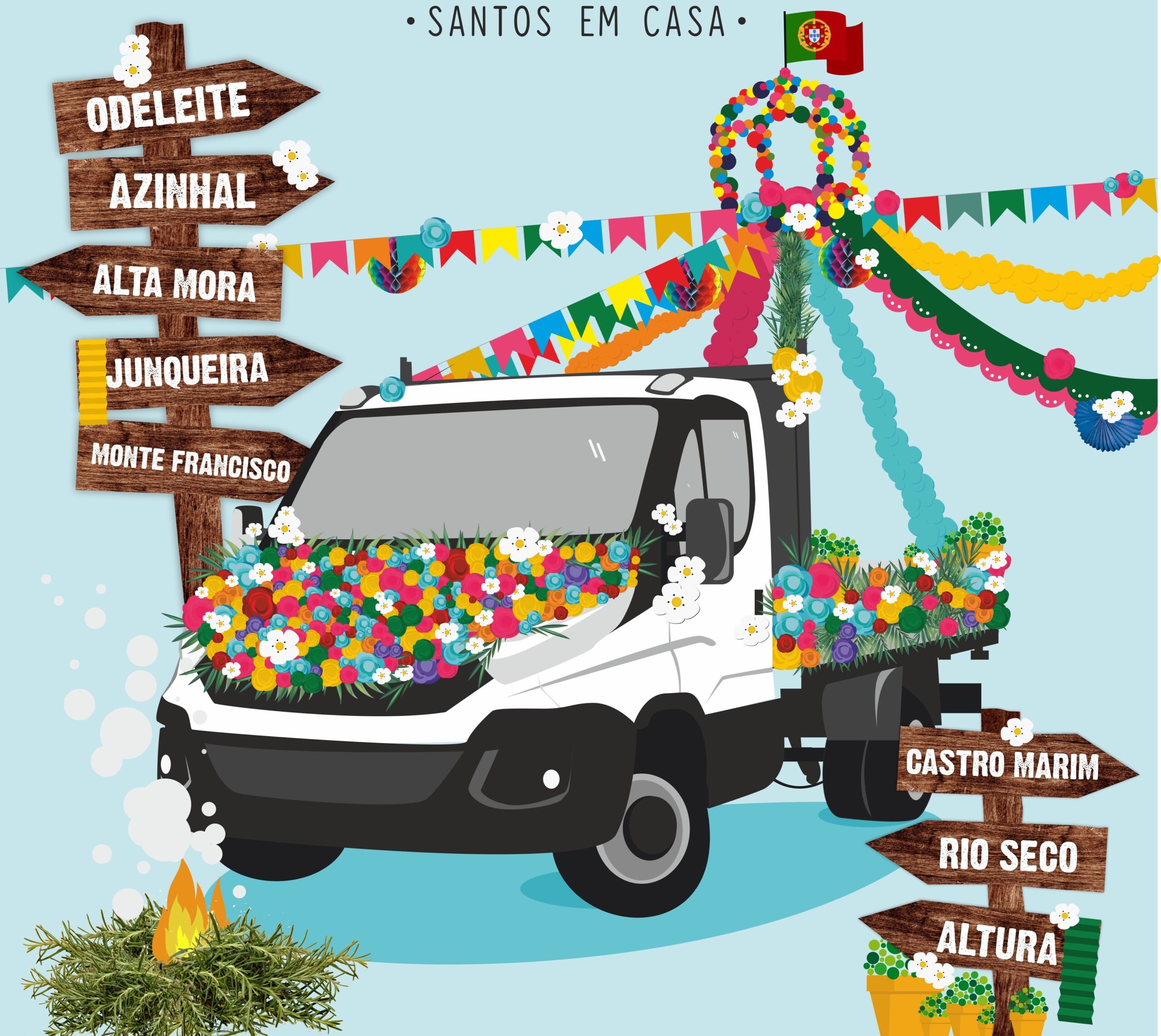 Sul Informação - Castro Marim celebra Santos Populares com carrinha a percorrer o concelho